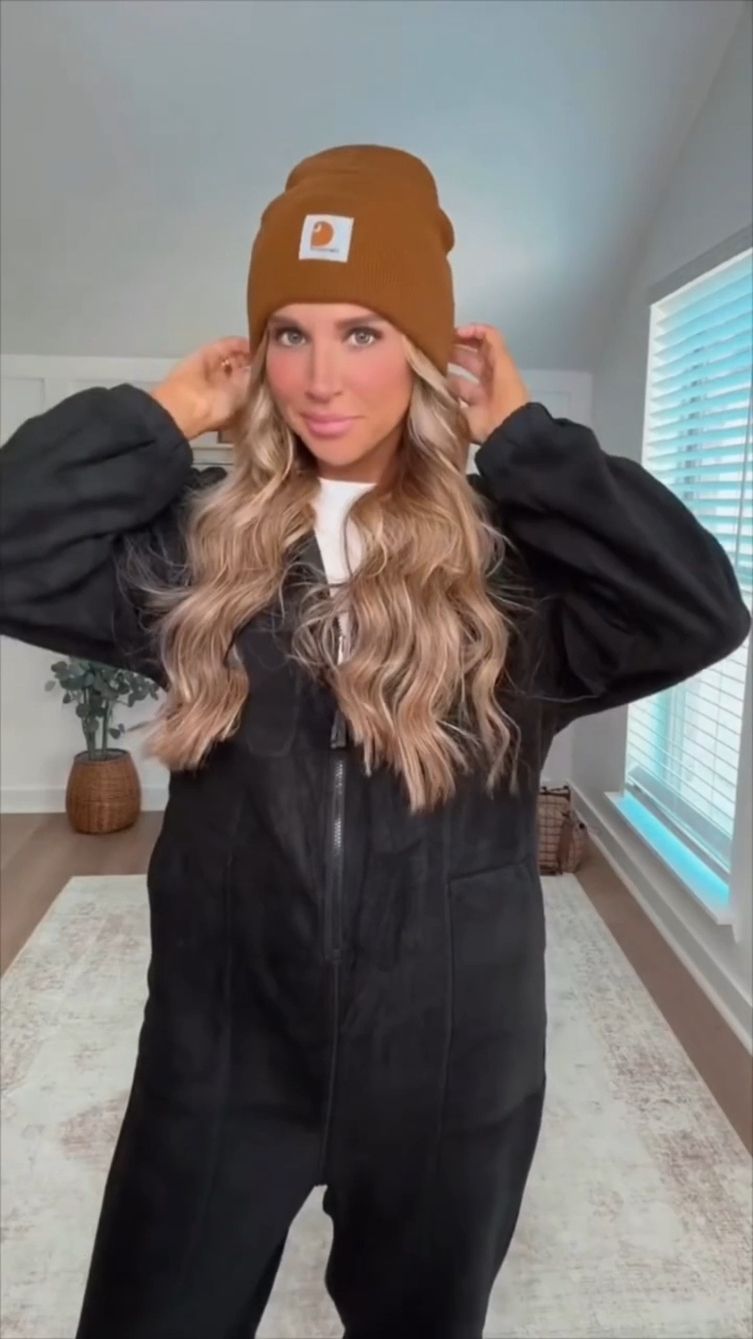 I have these in the overall version but when I saw this full onesie version I immediately snagged it!! This fleece jumpsuit is going to be your most worn item this winter season for those cold snowy frigid days!! I sized up to layer with sweats, hoodies & more! Style with the perfect boots from HeyDude & a carhartt beanie (DUH) - exact boots almost sold out, also linking same style in a different color 

 #LTKgrwm #LTKSeasonal #LTKFindsUnder100