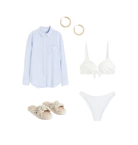 summer outfit, vacation outfit, beach outfit, Spring, spring essentials, crochet outfit, Häkel outfit, fashion, 2023 fashion, basics, gold hoops, gold jewelry, sweatpants, longsleeve, beige, H&M, outfit inspo, outfit inspiration, blue jeans, bag, spring 2023, spring fashion

#LTKstyletip #LTKfit #LTKunder100