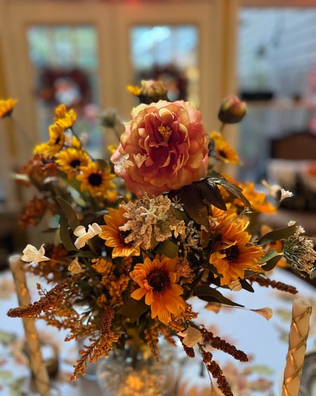 Autumn 🍂 Vibes Artificial Flower arrangement | Dinning table 

#LTKparties #LTKhome #LTKSeasonal