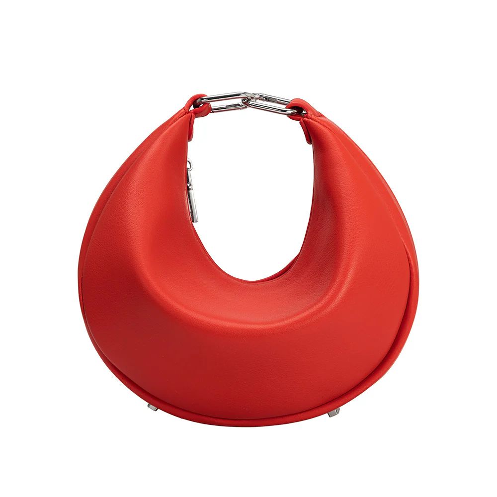 Red Sasha Mini Recycled Vegan Crossbody Bag | Melie Bianco | Melie Bianco