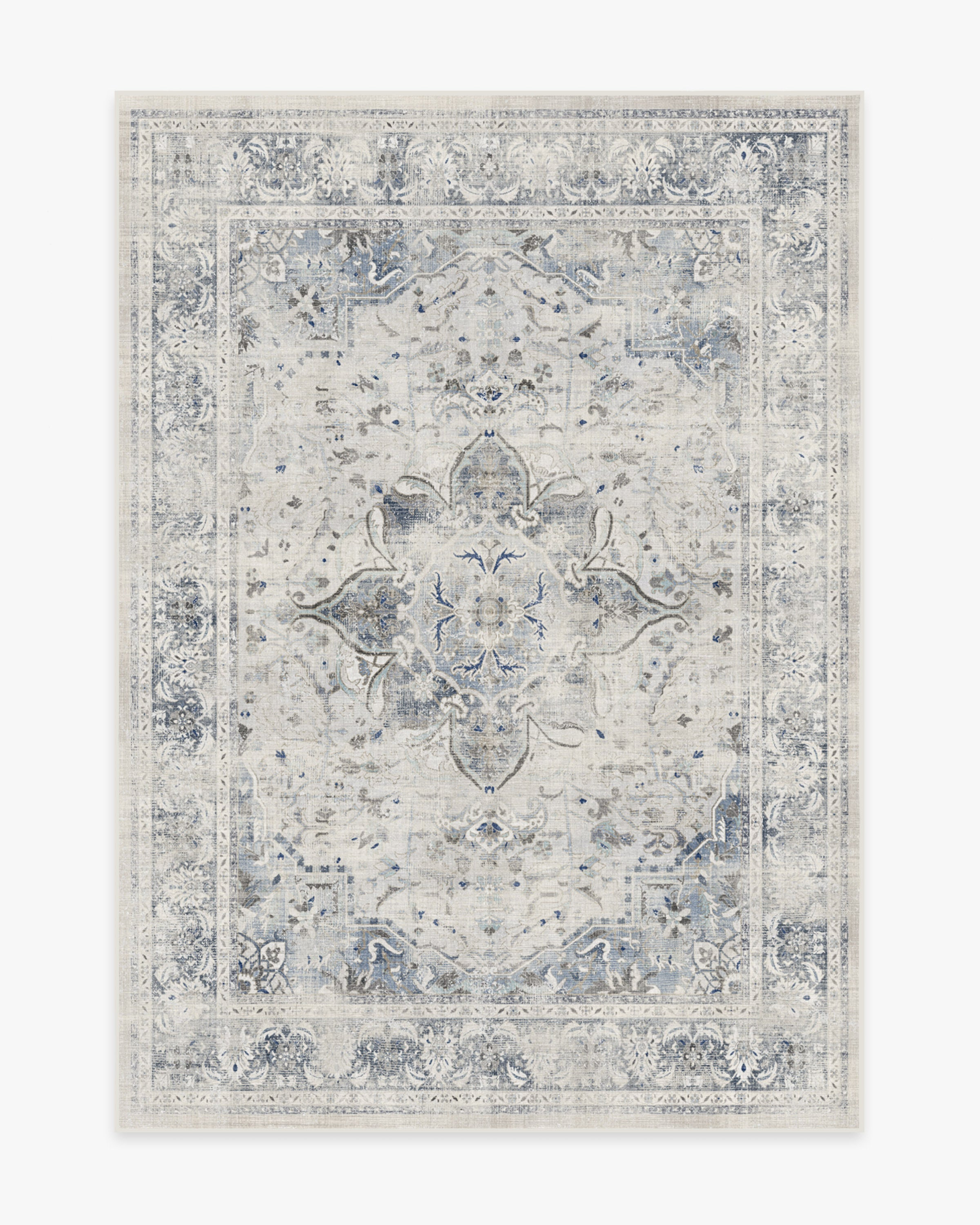 Sarrah Blue Quartz Rug | Ruggable