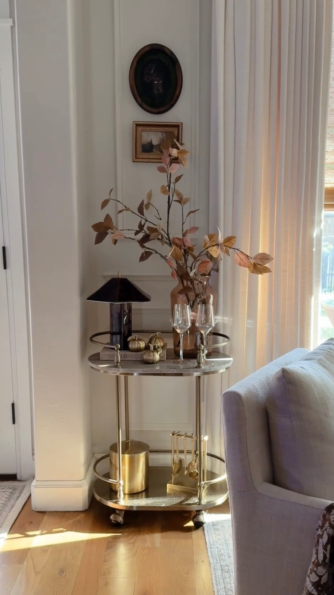 Bar Cart #fall2025 #fallvibes #targethome 

#LTKSeasonal #LTKHome