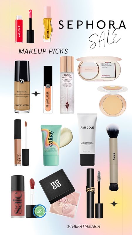 Sephora Sale Picks: Makeup 

Rouge 4/14 - 4/24    20% off
VIB 4/18 - 4/24          15% off 
Insider 4/18 -4/24     10% off

#LTKbeauty #LTKBeautySale #LTKsalealert