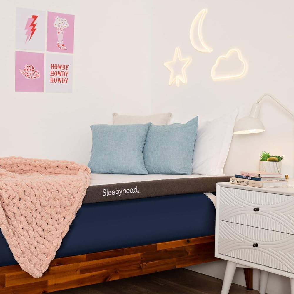 Sleepyhead Gel Infused Mattress Topper Twin XL, Thick, Cooling Memory Foam Mattress Topper, Washa... | Amazon (US)