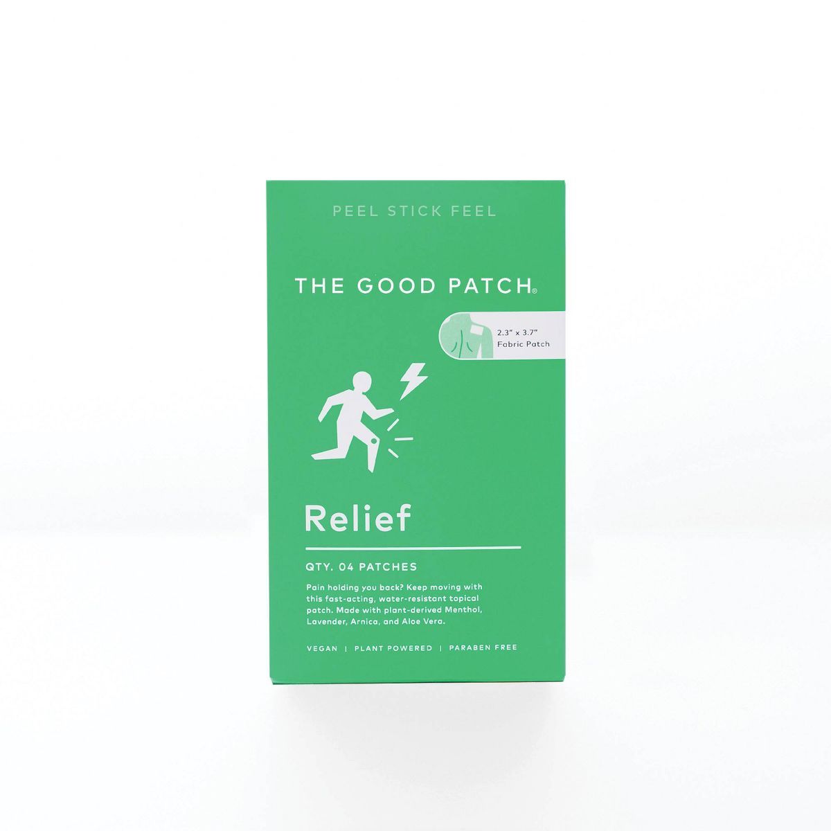The Good Patch Relief Plant-Based Vegan Wellness Patch - 4ct | Target