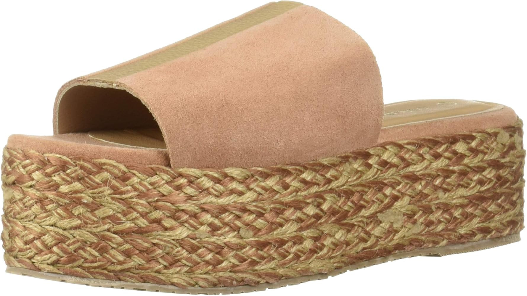 KAANAS Women's Sitges Espadrille Woven Straw Platform Wedge Opentoe Slide Sandal Shoe Heeled | Amazon (US)