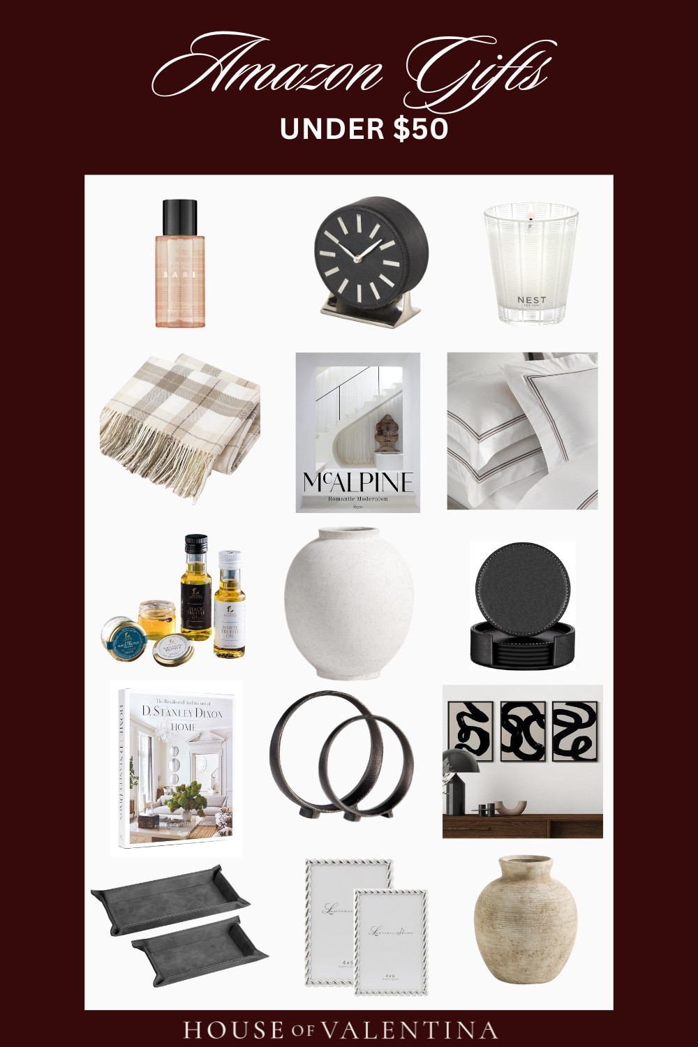 OMG I’m so excited to share my ultimate Amazon gift guide with everything $50 and under! I handpicked the best affordable finds that look luxe, feel thoughtful and ship so fast. From cozy home essentials to genius gadgets and stylish everyday must-haves, every single gift is a total steal. I’m obsessed with how budget-friendly and amazing these picks are. Get ready to add all to cart!!!  

 #LTKGiftGuide #LTKHoliday #LTKSeasonal