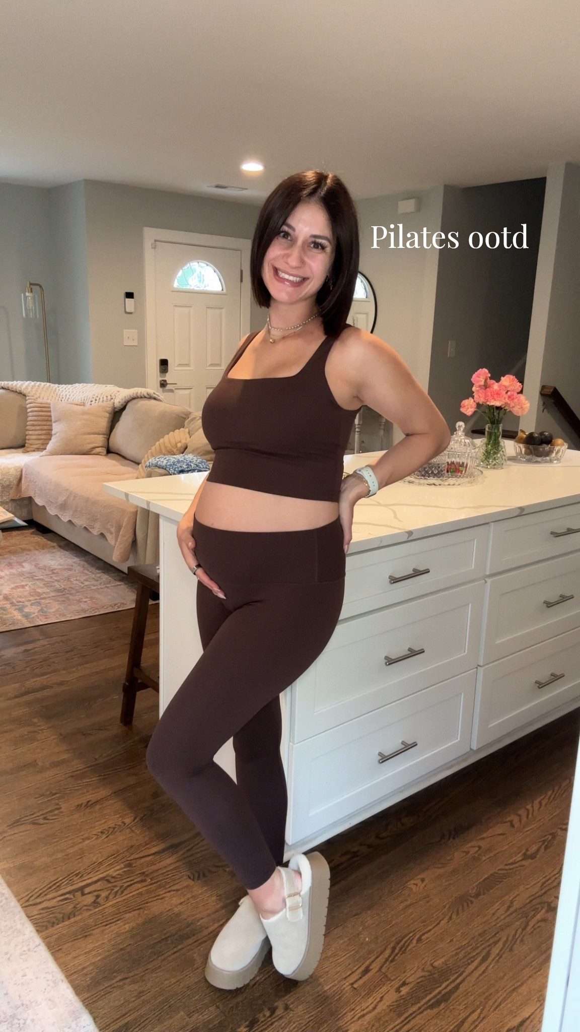 Sized up to a Medium in top & leggings to grow with my bump!! 

#LTKActive #LTKFindsUnder50 #LTKBump