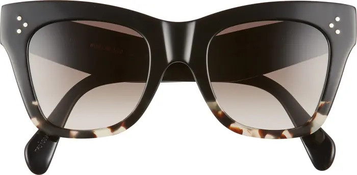 50mm Gradient Butterfly Sunglasses | Nordstrom