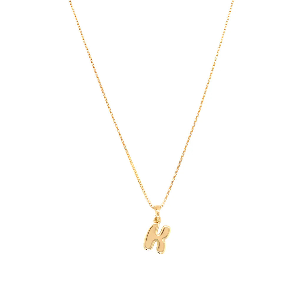 Kira Bubble Initial Necklace | MaLi Beads