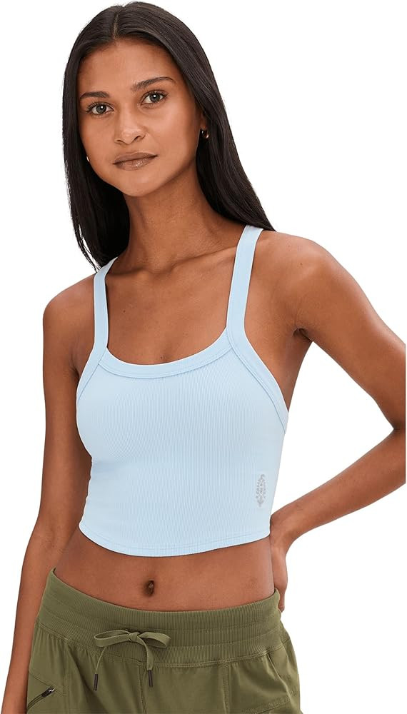Free People Women's All Clear Cami Solid, Artic Snow, X-Small | Amazon (US)