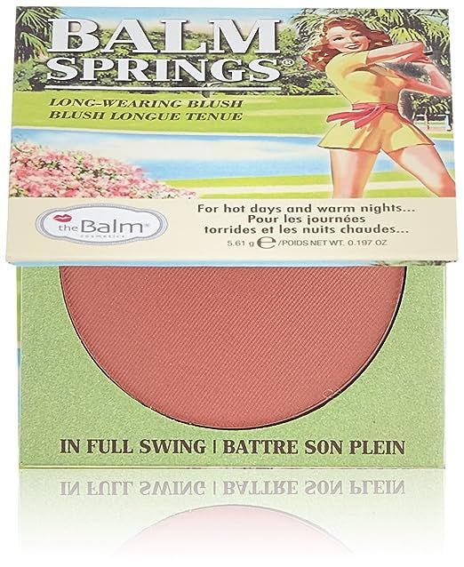 theBalm Balm Springs Blush Highlighter, Earthy-Rose, Long-Wearing, Fade-Resistant | Amazon (US)