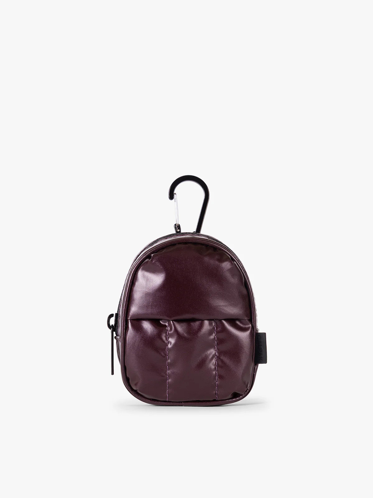 Luka Backpack Zip Bag Charm in Glazed Dark Cherry | CALPAK