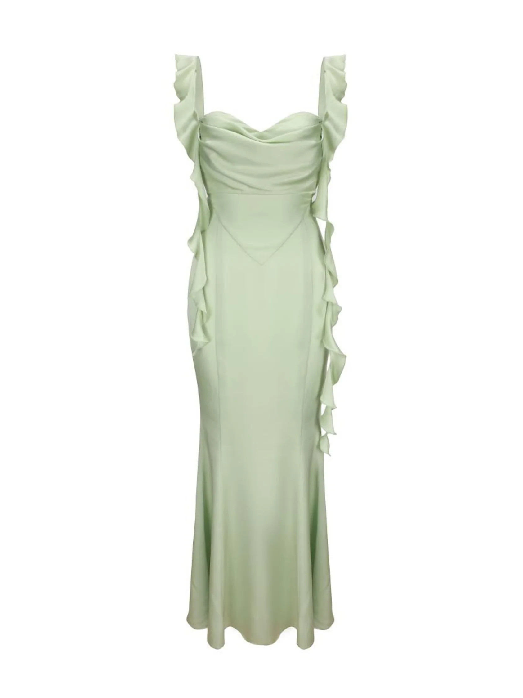 Caroline Dress (Green) | Nana Jacqueline