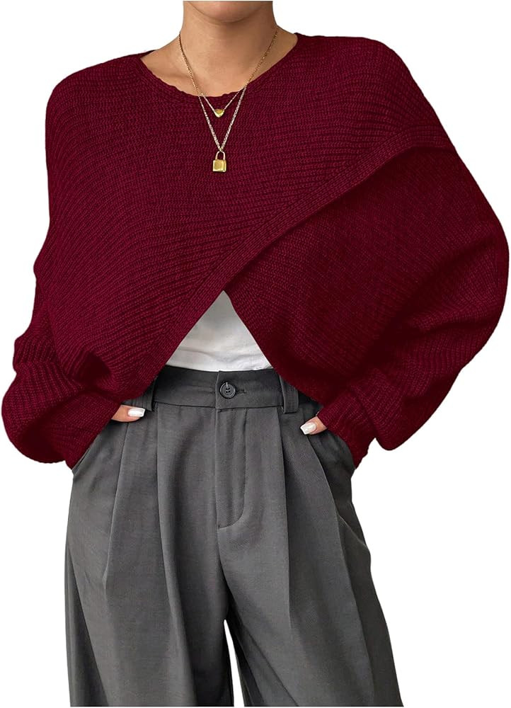 Verdusa Lightweight Sweater Tops Sweaters Coat | Amazon (US)