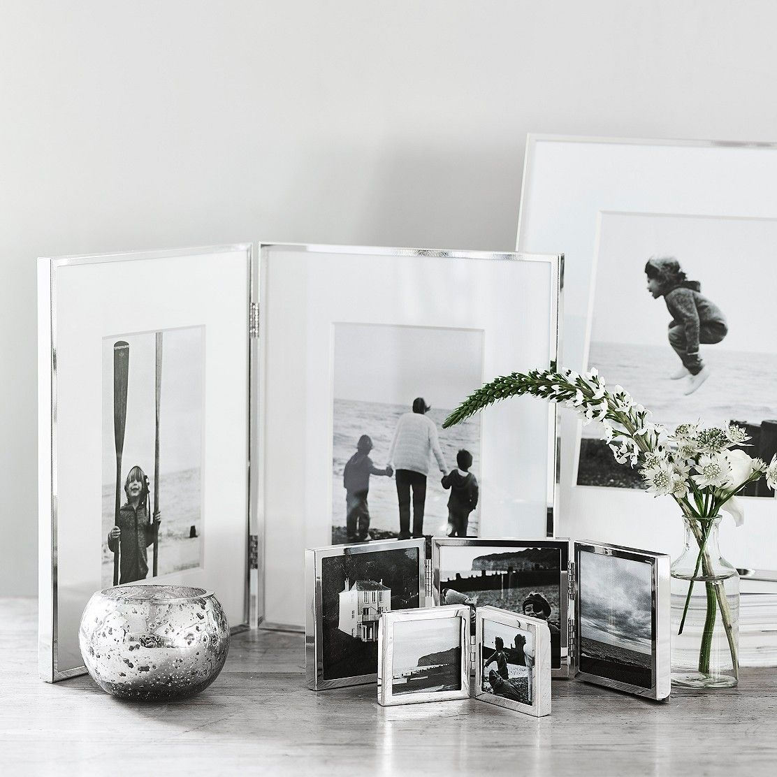 Fine Silver Picture Frame 8x10" | The White Company (UK)