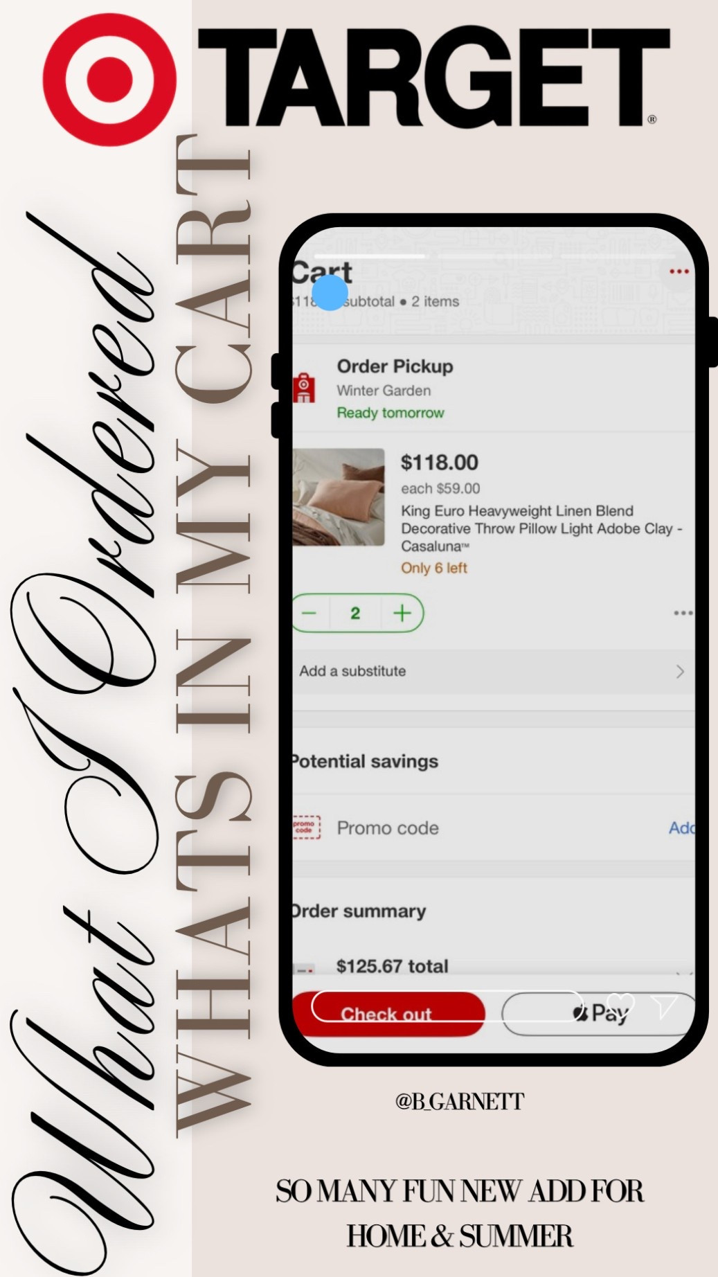 Recent Target order 

Swim | summer shopping | home decor | bedroom decor

#LTKootd #LTKgrwm