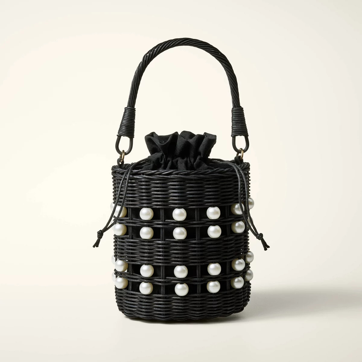 Pearl Embellished Basket Bucket Bag - kate spade new york x Target Black | Target