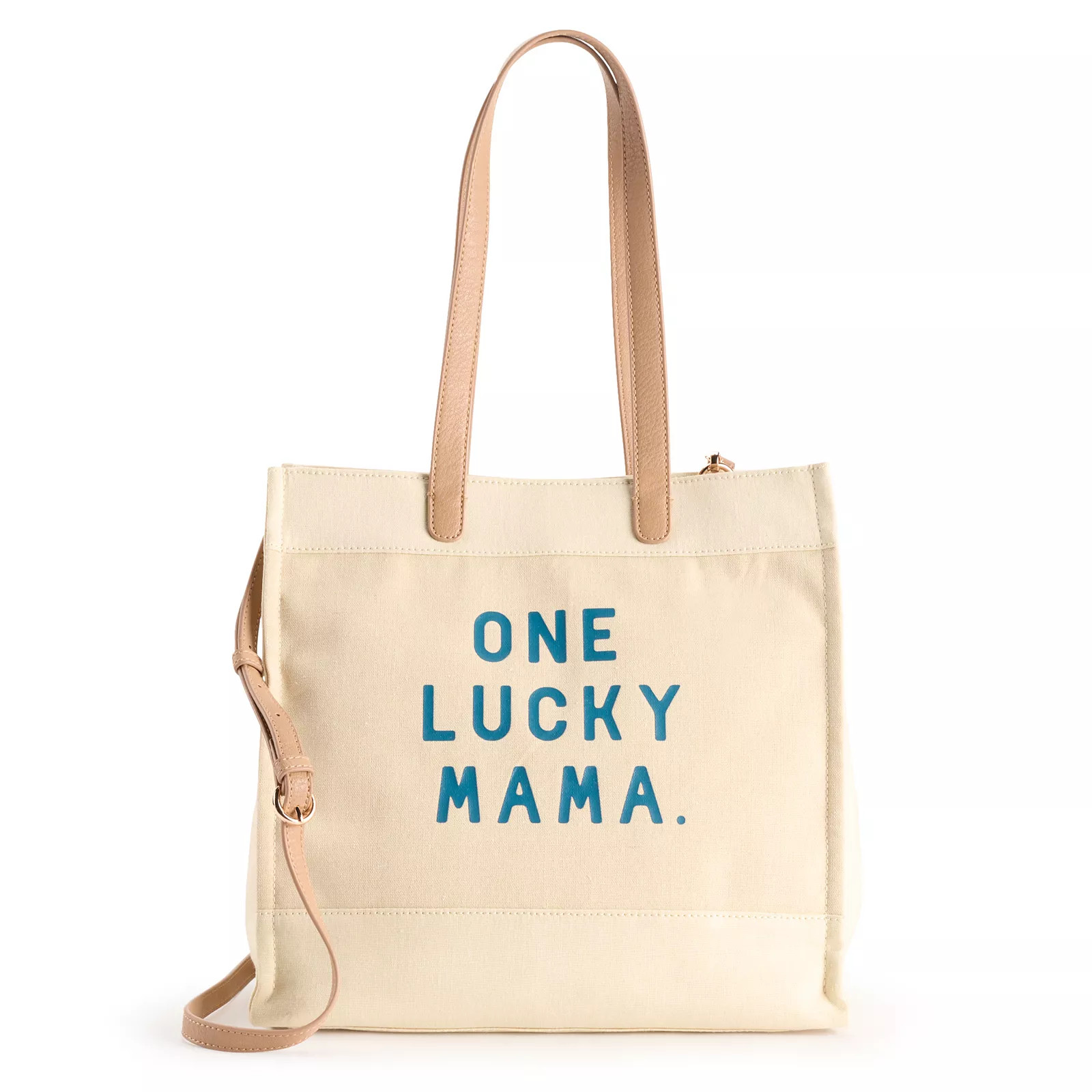 LC Lauren Conrad Market Tote Bag, Med Brown | Kohl's