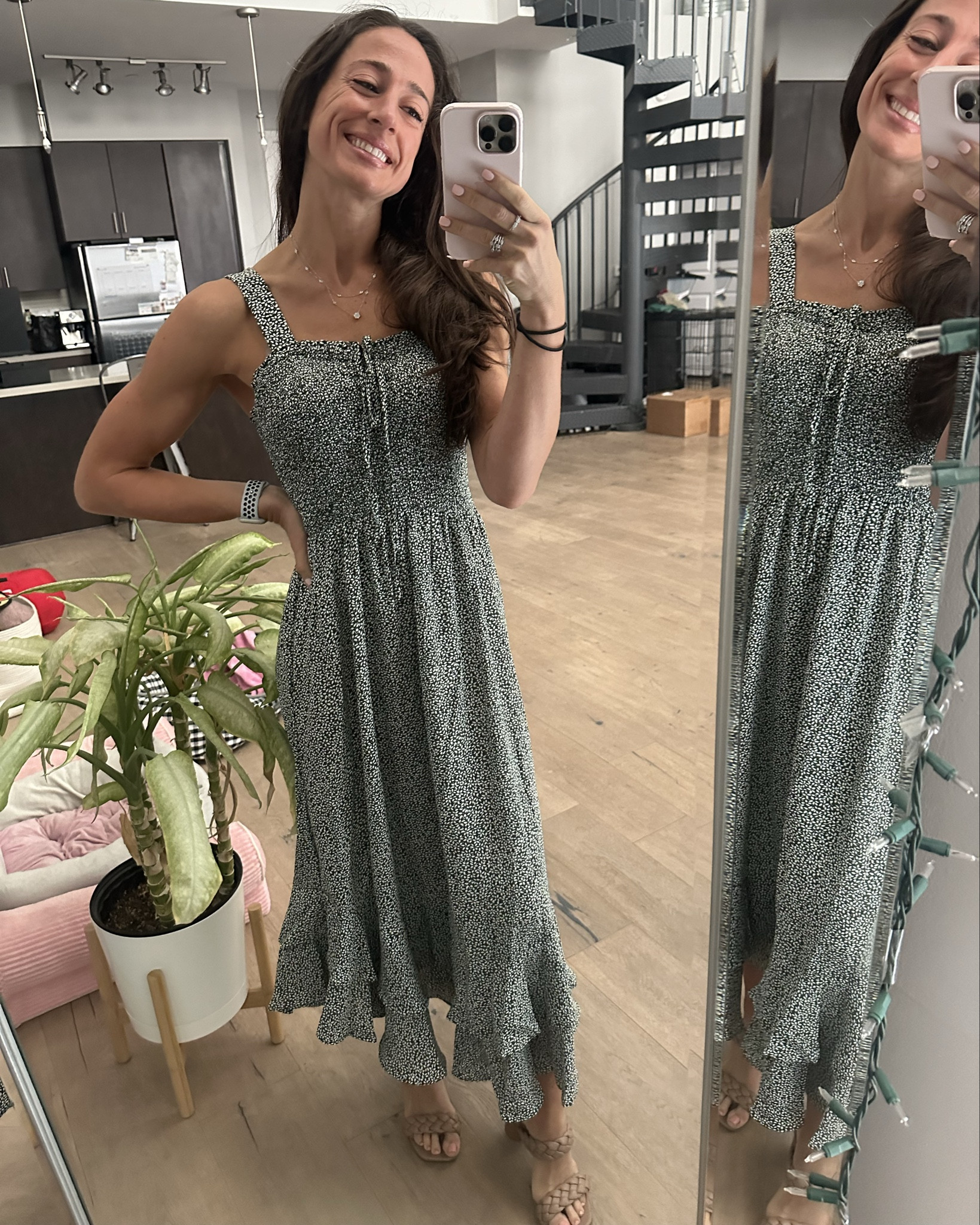 Flowy, long dress