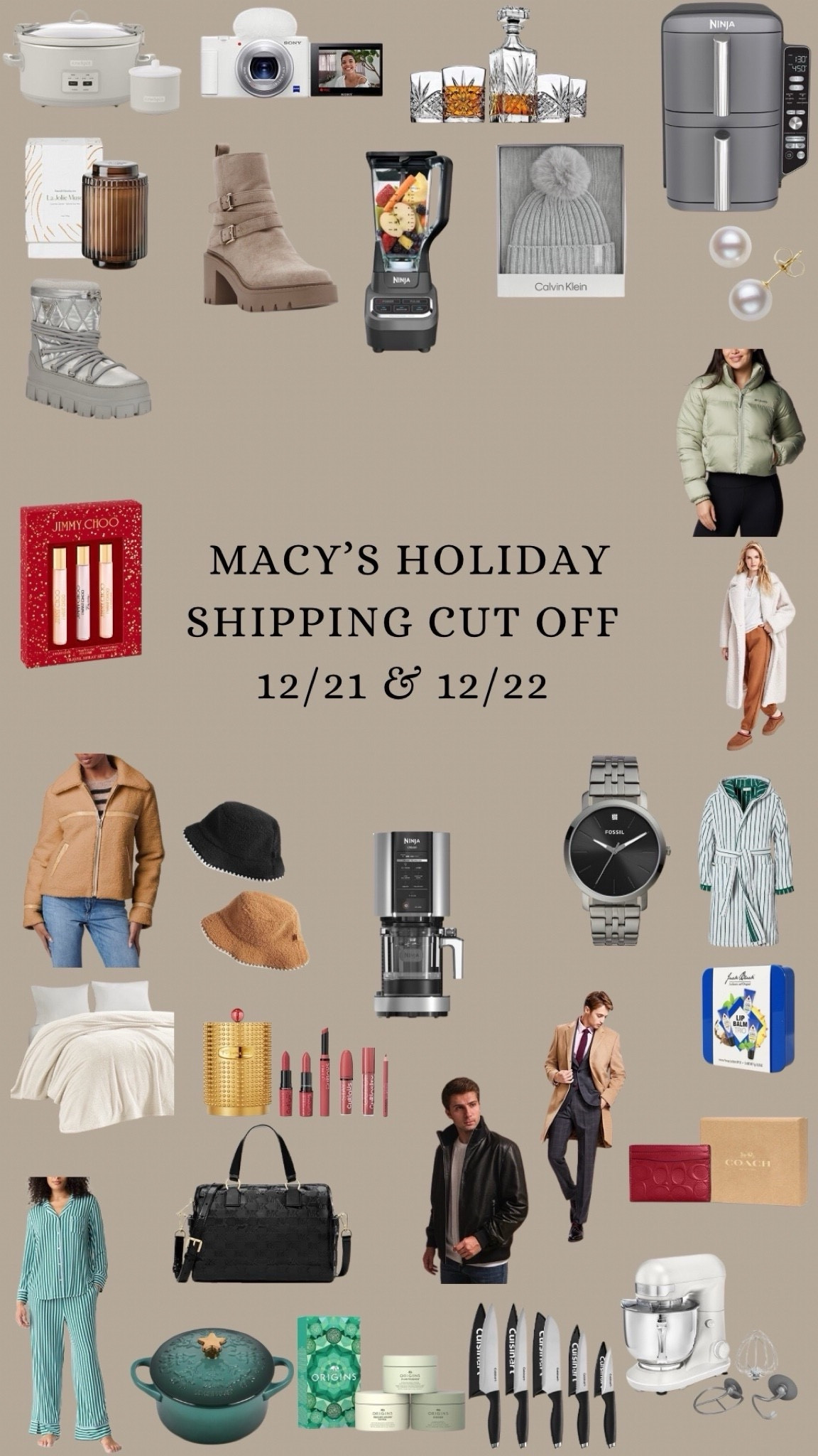 Today is the last day to order anything from Macys in time for Christmas! 

#LTKHoliday #LTKGiftGuide #LTKSeasonal