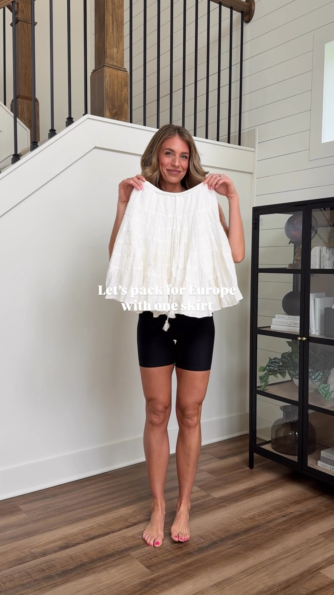 European Summer vacation outfit ideas with ways to wear a white flowy linen skirt.  This one is from free people and runs slightly oversized.  I’m wearing a small.  
Medium in the jacket 
Wearing small in all tops (the turtleneck is old from Aritzia but linked a similar one from amazon)

Vacation outfits | linen | strapless top | summer outfit | white skirt 

#LTKTravel #LTKWatchNow