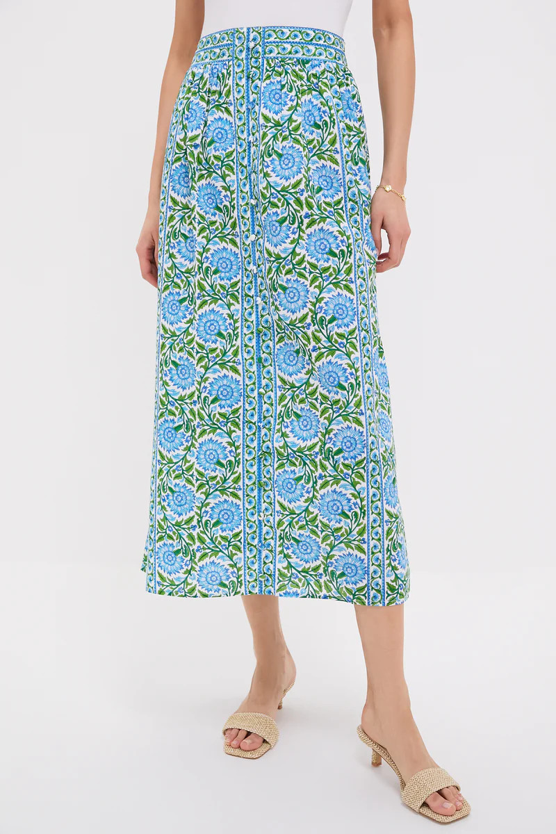 Peacock Border Freya Skirt | Tuckernuck (US)