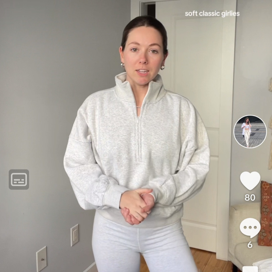 Abercrombie Essential Sunday Half-Zip in Small 