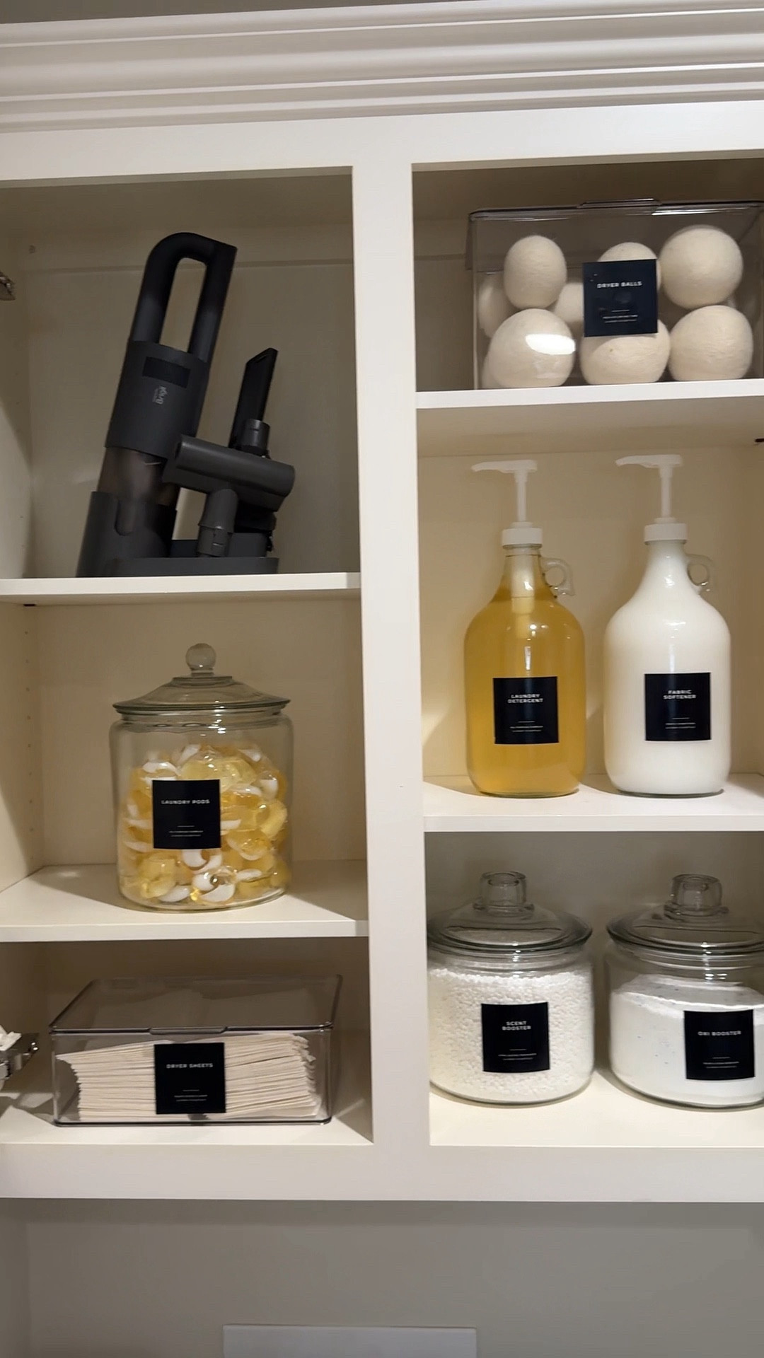 Laundry Room Updates!!! 🤍🥂🫶🏻

#laundryroom #organizing #amazonorganization #homeupgrades #aesthetic 

#LTKhome #LTKstyletip #LTKU