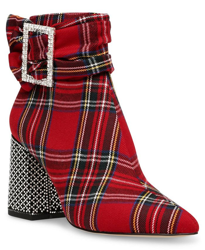 Betsey Johnson Women's Milburn Buckle Dress Booties & Reviews - Booties - Shoes - Macy's | Macys (US)