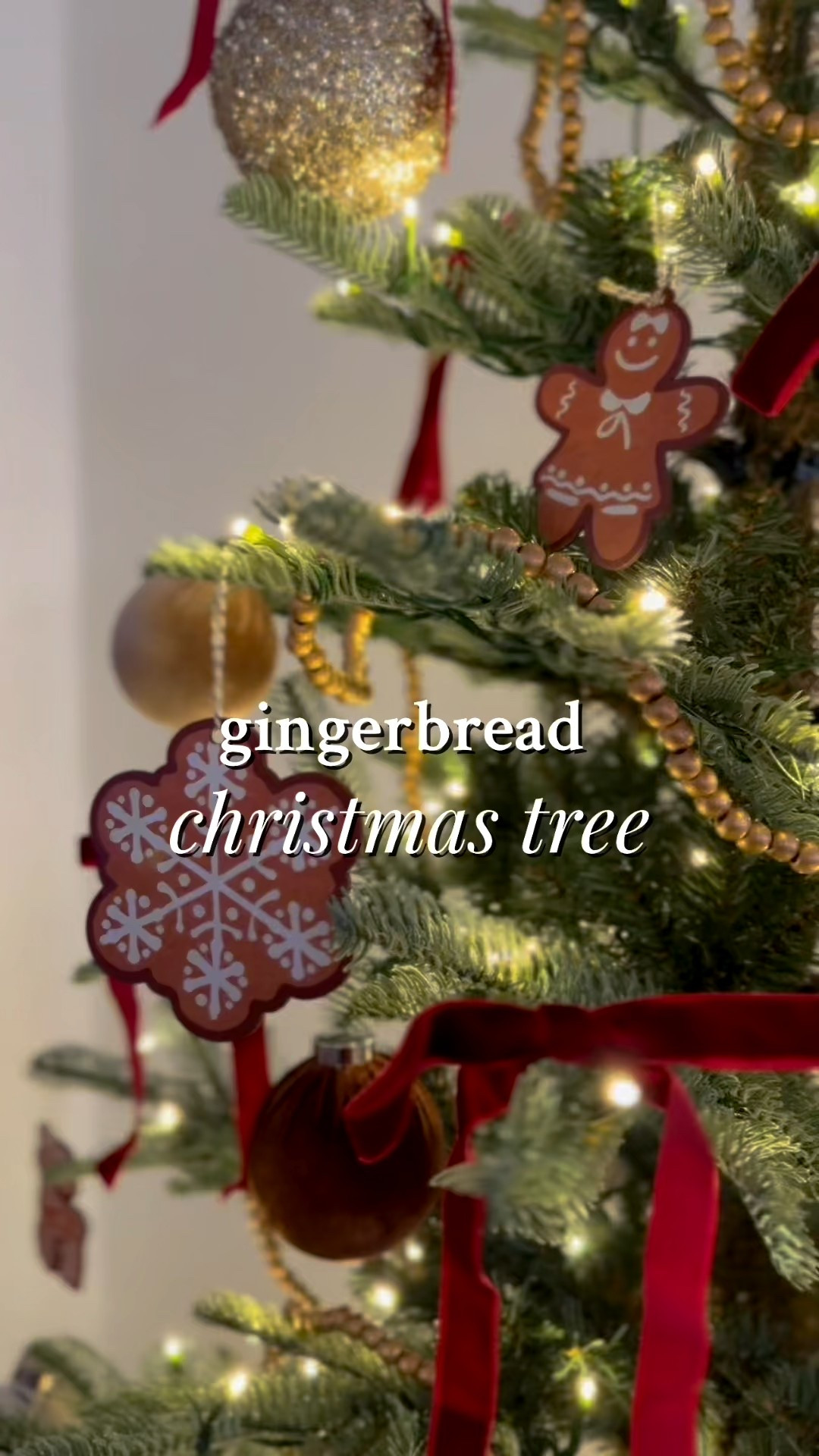 gingerbread christmas tree. traditional christmas decor. traditional christmas tree. 

#LTKGiftGuide #LTKSeasonal #LTKHoliday
