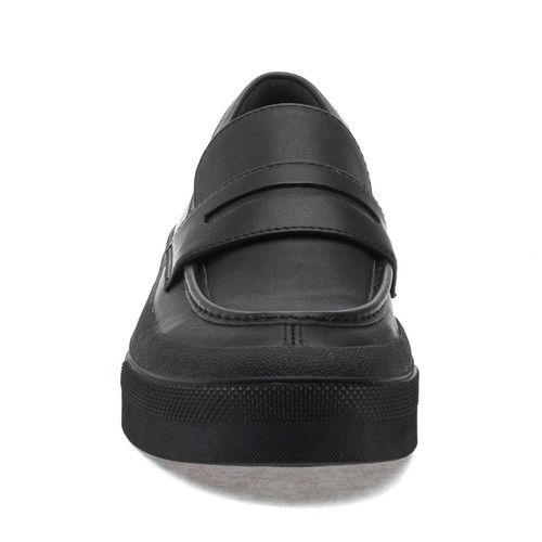 GIGI JS Black Leather | J/SLIDES Footwear