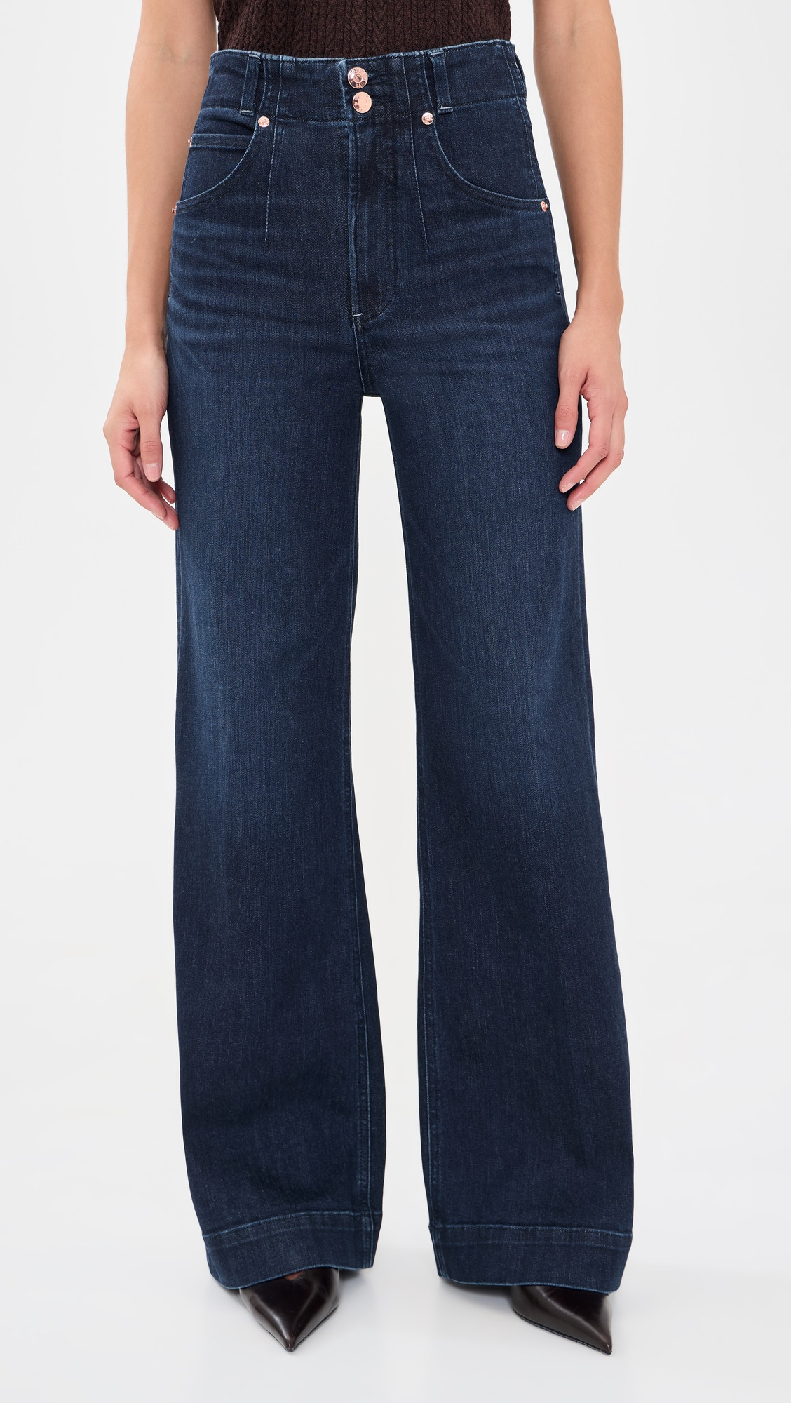 Pistola Lana High Rise Ultra Wide Leg Jeans Starstruck 24 | Shopbop