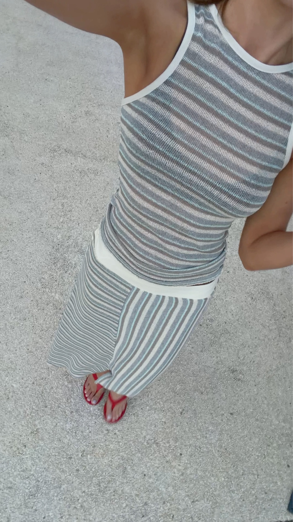 Summer co ord, Zara co ord, striped co ord, midi skirt, asymmetric skirt, blue co ord, holiday outfit, Zara new in, striped skirt, knit skirt 



#LTKsummer #LTKtravel #LTKuk
