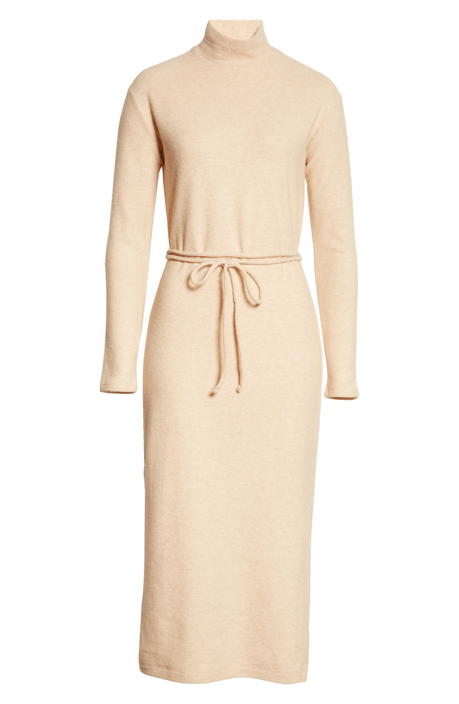 Long Sleeve Mock Neck Knit Dress | Nordstrom