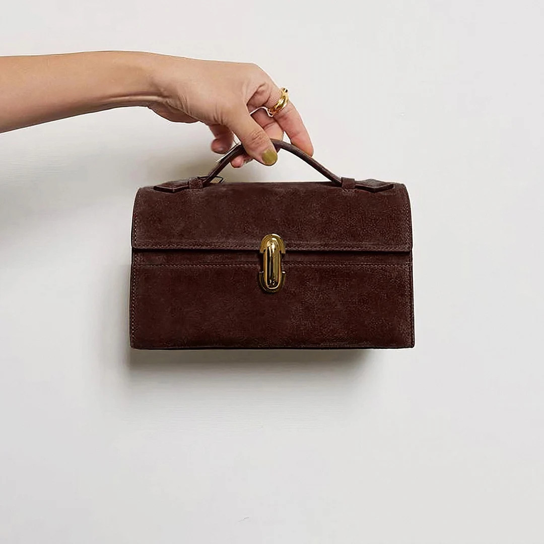 Leather Clutch Bag, Womens Leather Top Handle Bag, Small Leather Tote Bag - Etsy | Etsy (US)