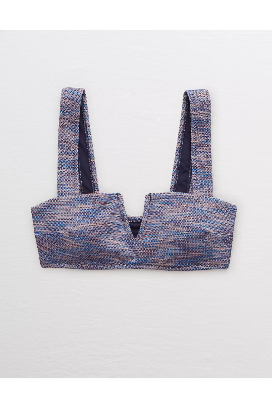 Aerie V Space Dye Bandeau Bikini Top | American Eagle Outfitters (US & CA)