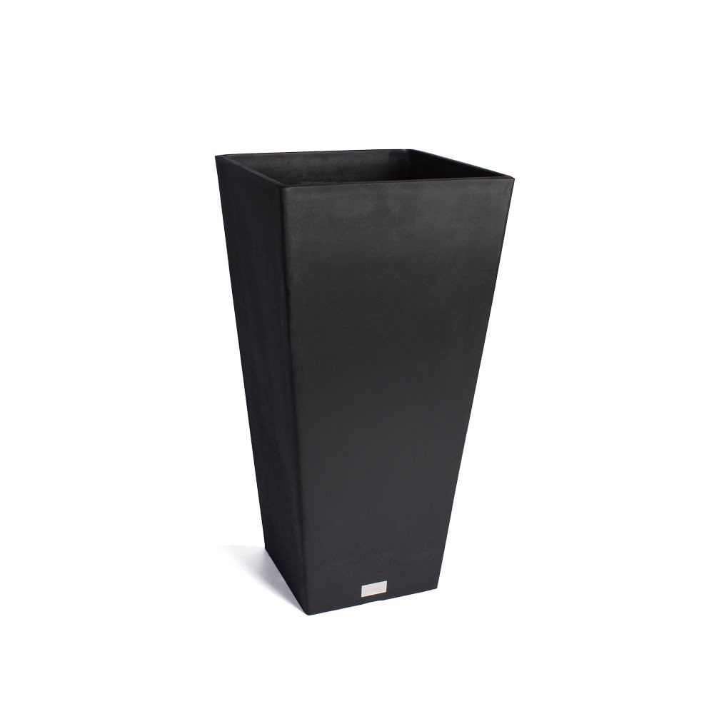 Midland Planter, 26 Inch,Black | West Elm (US)