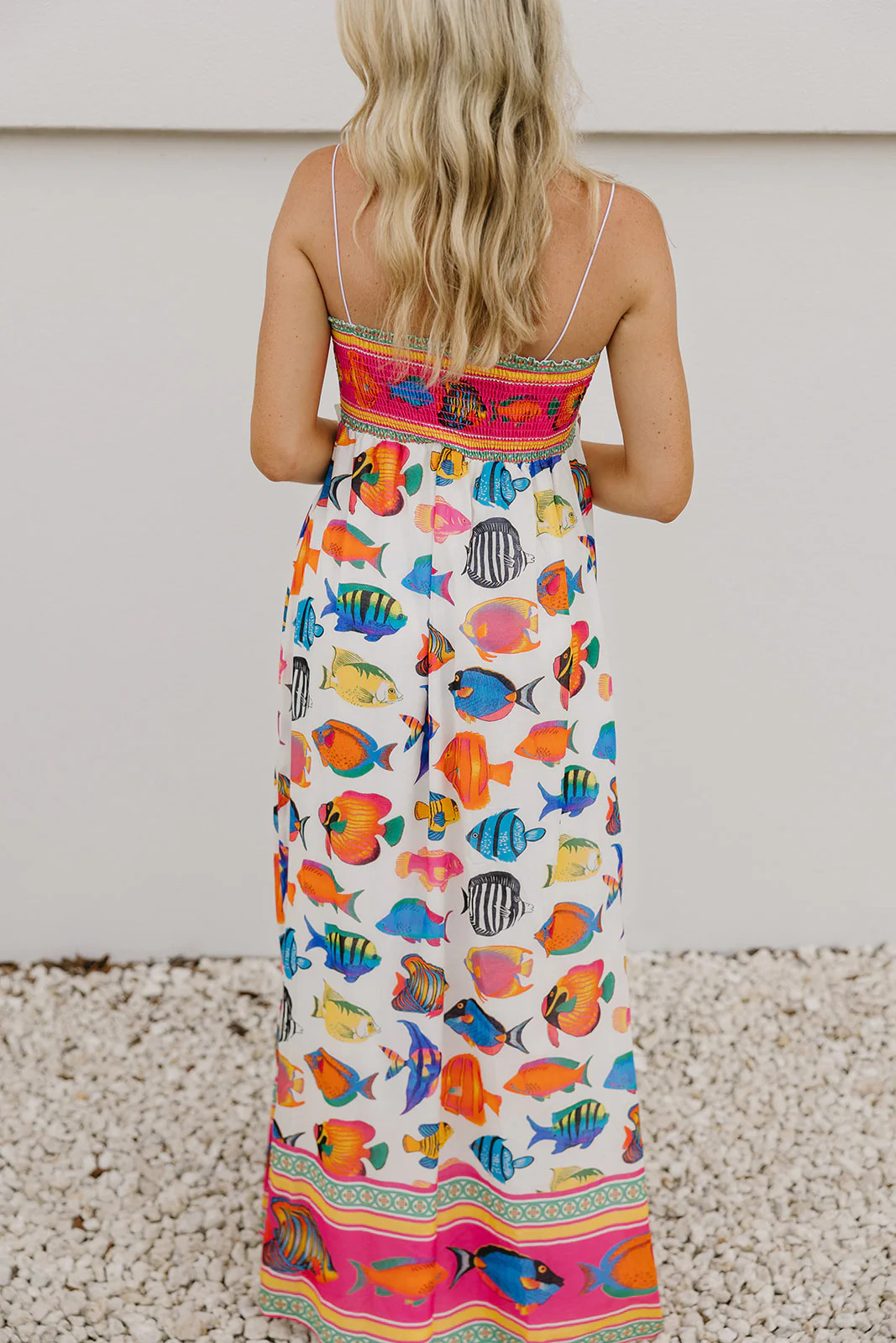 Skylar Maxi Dress - Rainbow Reef | Triple Threads