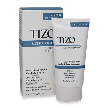 Tizo Age Defying Fusion Tinted Ultra Zinc Body & Face Sunscreen SPF 40, 3.5 Oz | Walmart (US)