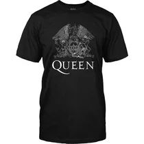Queen Men's Queen Logo Slim-Fit T-Shirt Black | Walmart (US)