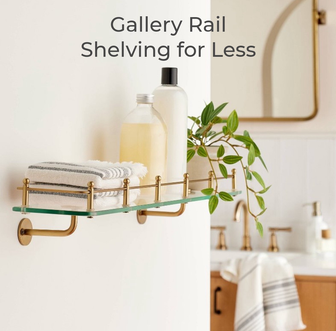 Get the high end look of a gallery wall for less with this mind blowing price!

#shelving #galleryrail

#LTKHome #LTKSaleAlert #LTKStyleTip