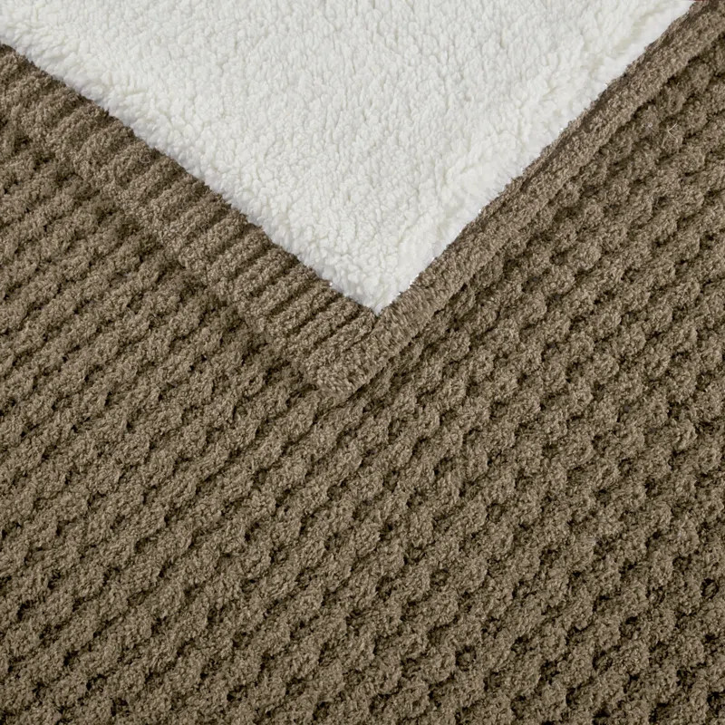 Zaxon Waffle Knit Chenille Throw | Wayfair North America