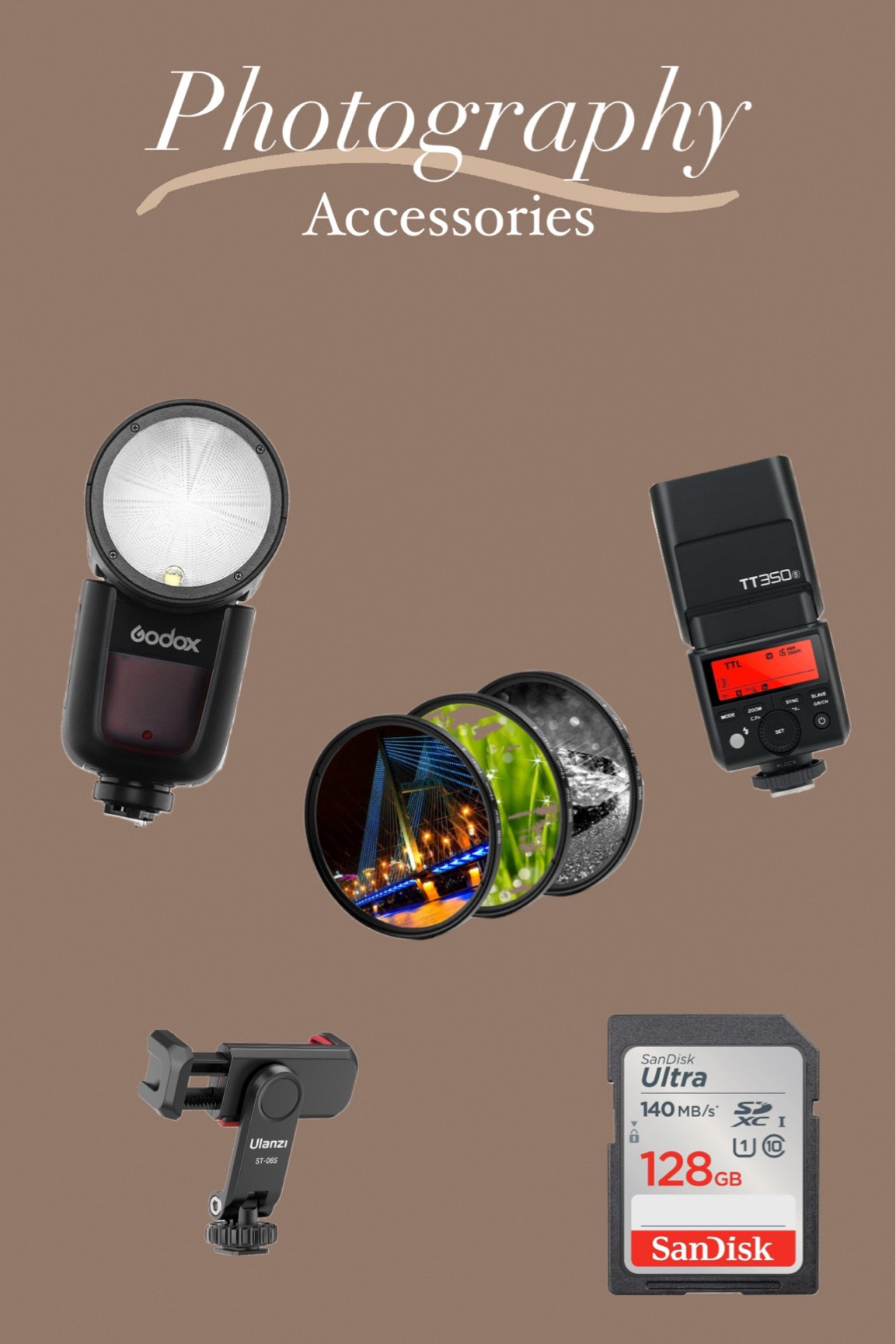 Photography accessories #photography 

#LTKGiftGuide #LTKHoliday #LTKfindsunder100