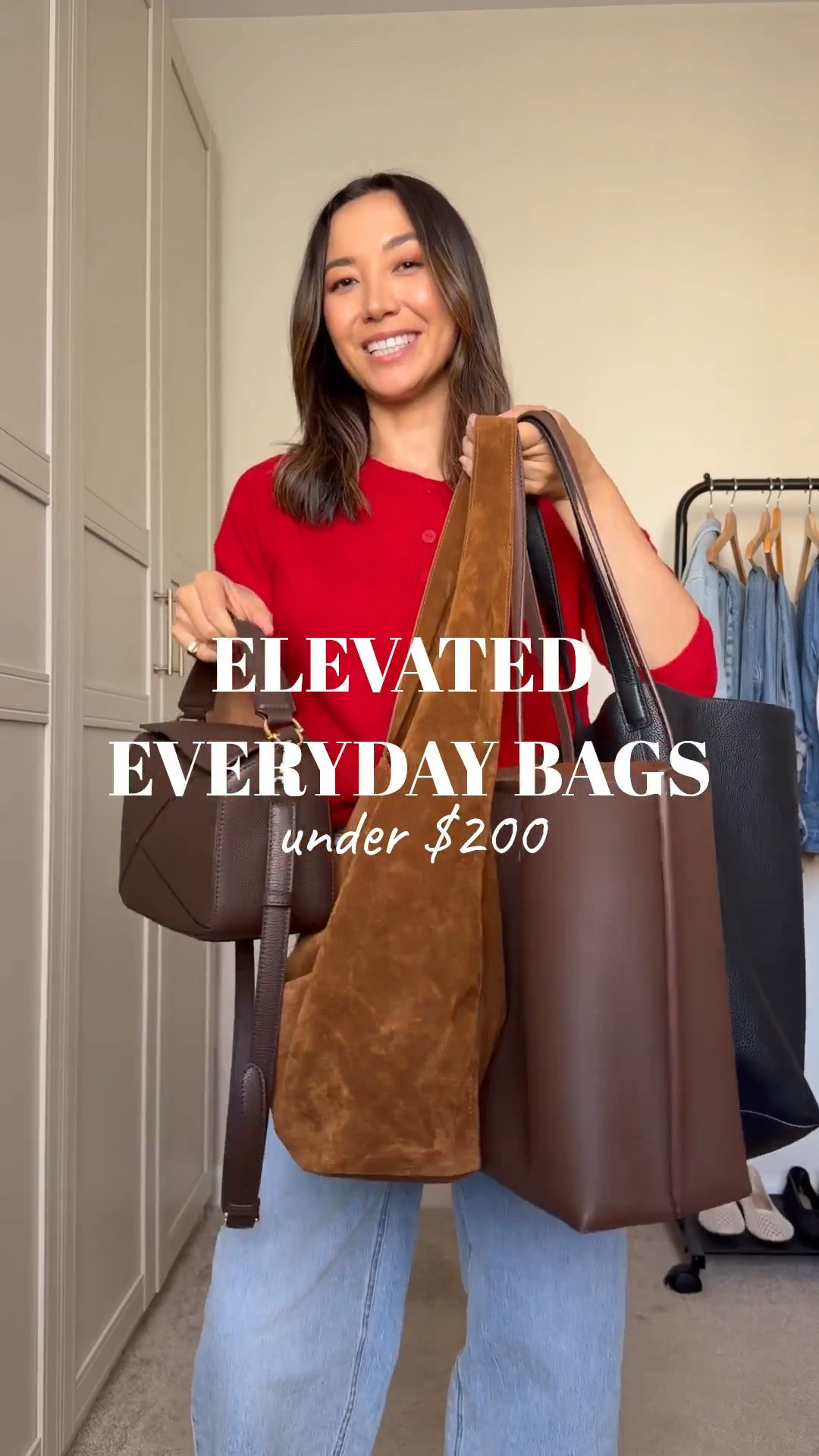 Elevated everyday bags - all under $200 from quince! An amazing price for the quality!

Work laptop tote 
Suede bag for fall
Top handle/crossbody medium bag 
Leather bucket tote 

Budget-friendly minimalist bags

#LTKSeasonal