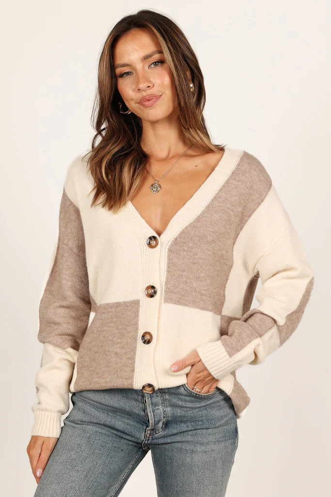 Millie Large Check Cardigan - Multi | Petal & Pup (US)