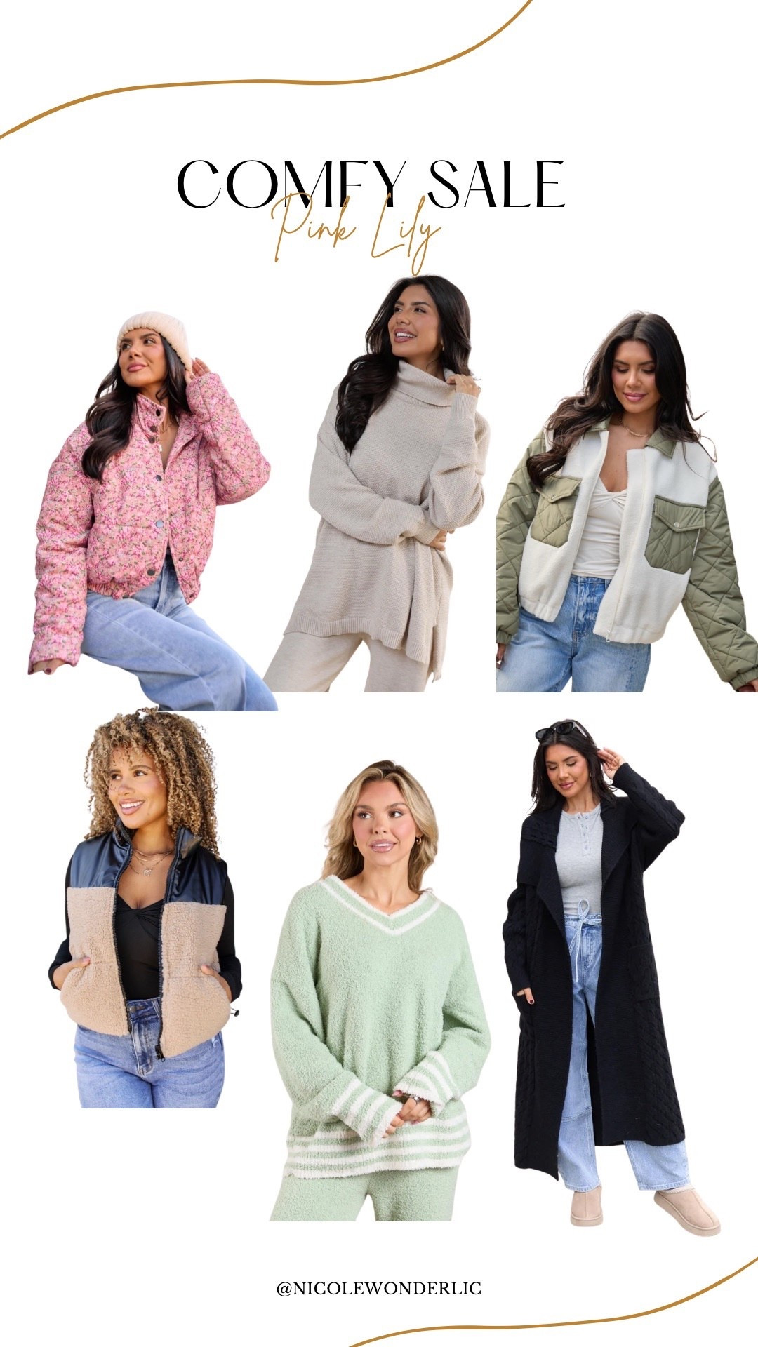 Comfy sale for pink Lily! Up to 60% off of so many comfy sweaters, jackets, and fits! Comfy cardigan, women’s jacket, sale, ootd, comfy finds, mid size, sale find, winter clothes 

#LTKootd #LTKMidsize #LTKSaleAlert