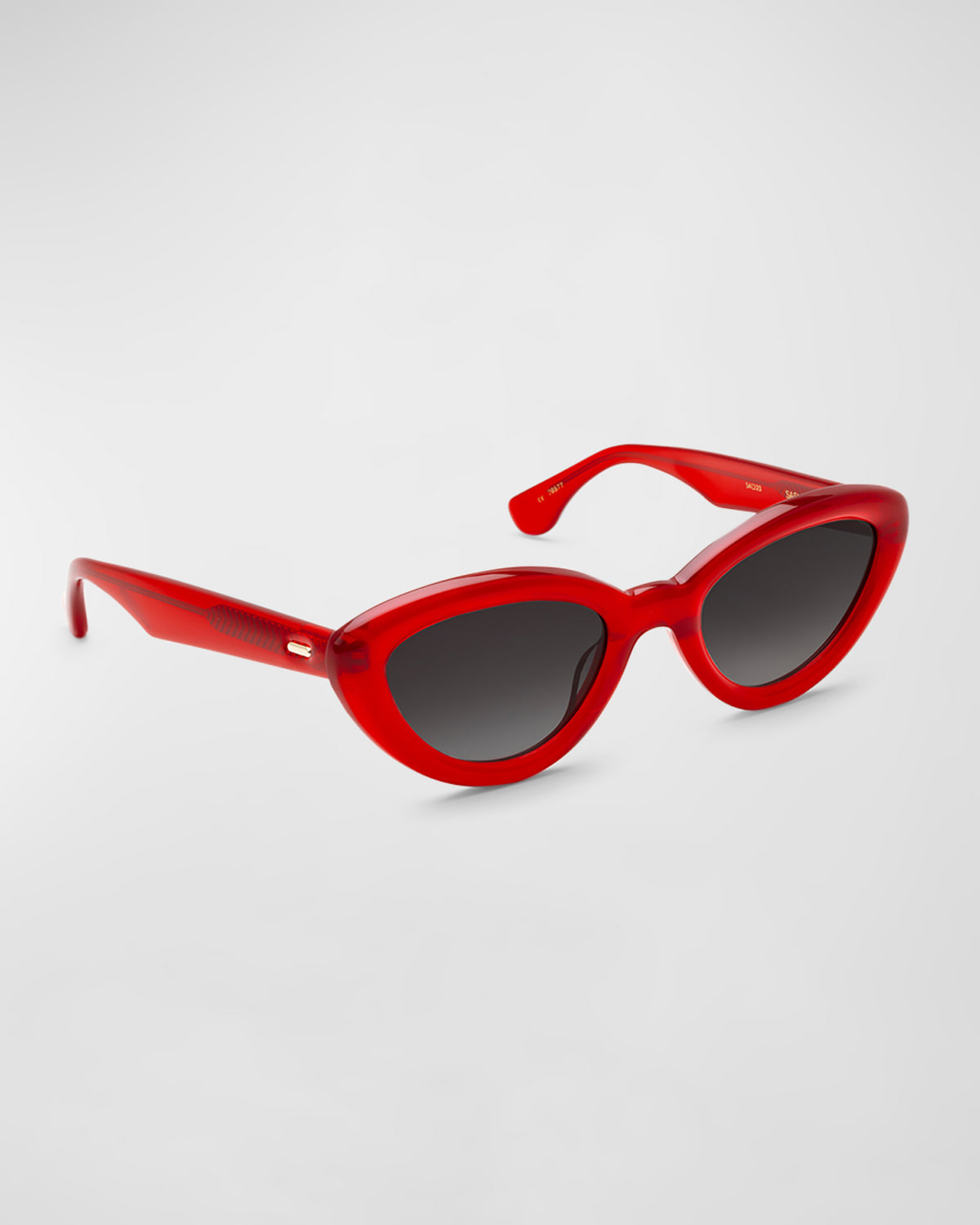 Sasha Red Acetate Cat-Eye Sunglasses | Neiman Marcus