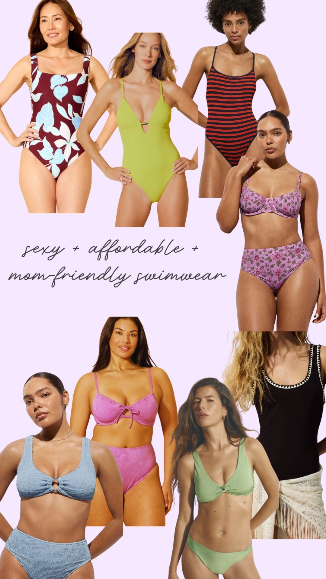 Affordable + mom-friendly swimwear finds 🤍

Flattering cuts, supportive fits, and pieces you’ll actually feel confident in—without the $$$. These are my go-to styles for pool days, beach trips, and chasing kids while still feeling cute 🙌 

#LTKmomlife #LTKOver40 #LTKTravel