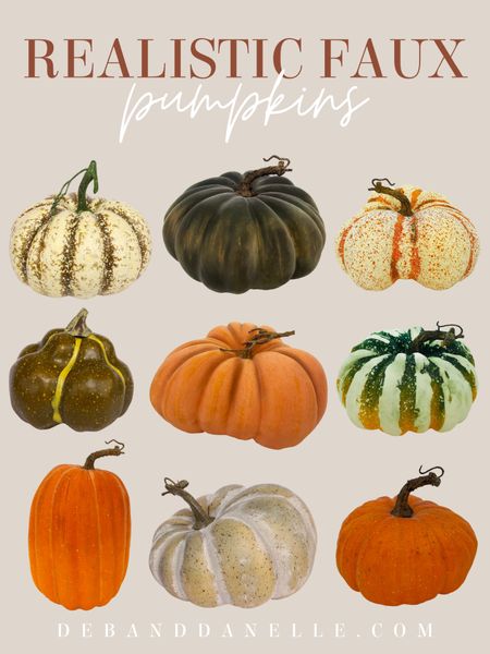 Realistic Faux Pumpkins from Michaels for so dang cheap. I bought all of these and they look so real. 

#LTKhome #LTKparties #LTKSeasonal